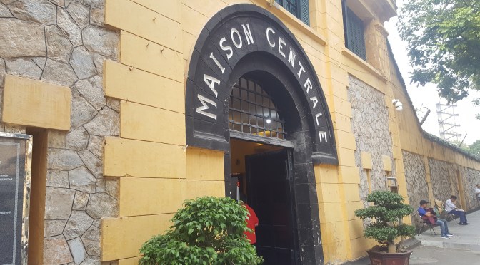 Hoa Lo Prison Museum in Hoan Kiem District, Hanoi